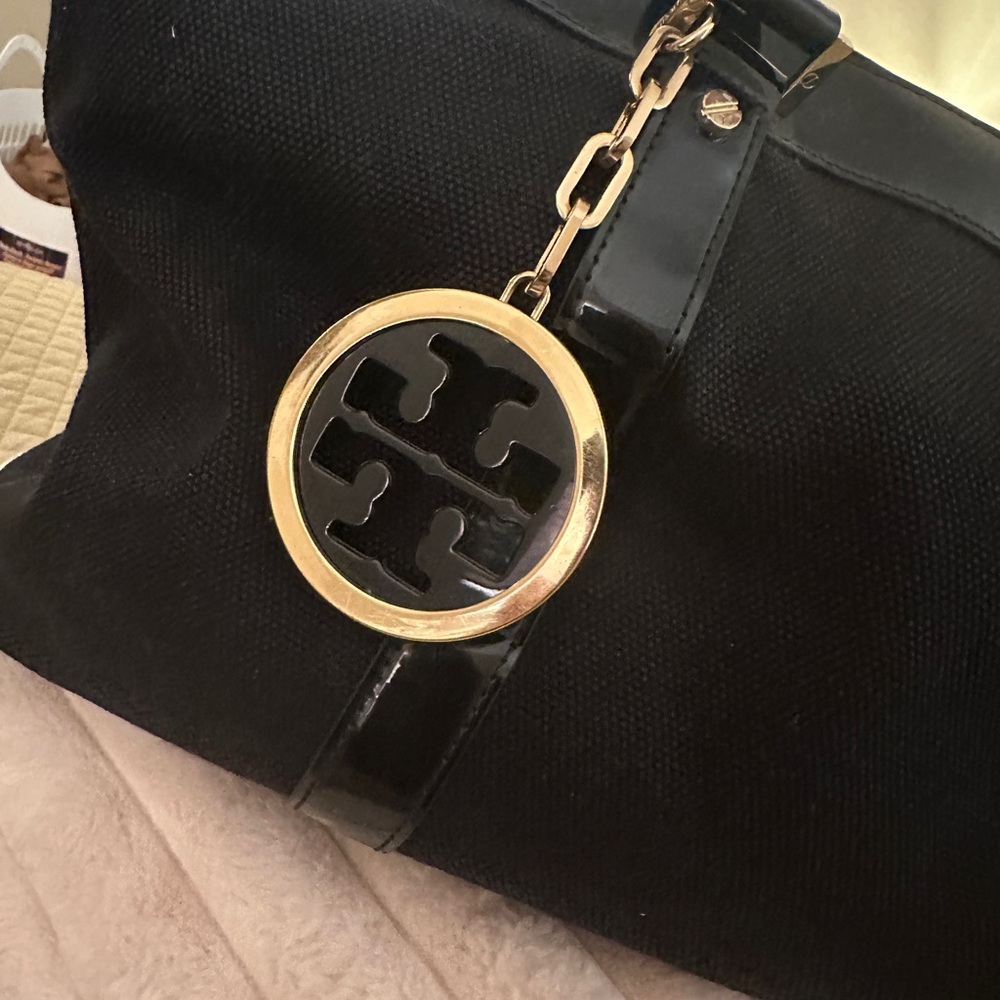 Tory Burch Black and Gold Women's Bag
